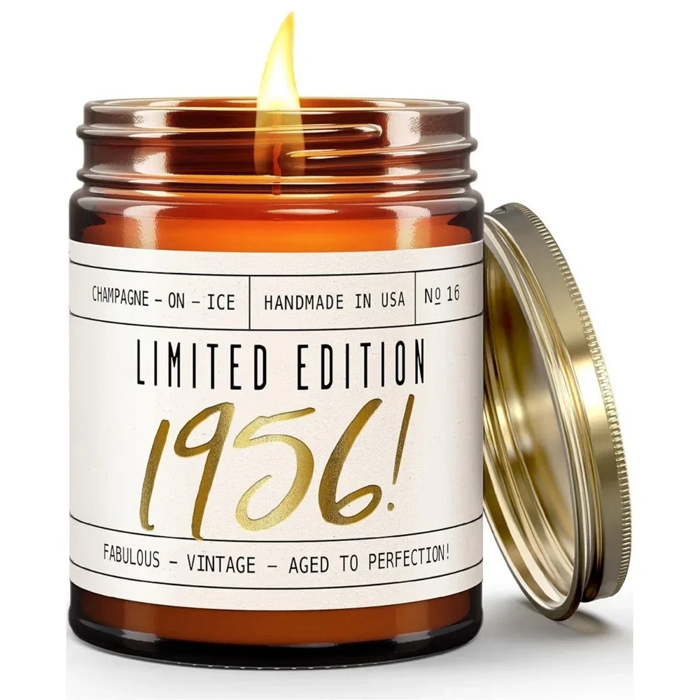 Limited Edition 1956' Soy Candle, w/Champagne on Ice Soy & SASS 7.2 Oz